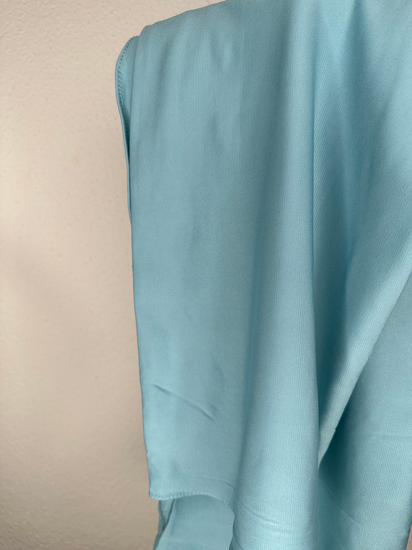 Hijab en jersey premium luxe - BLEU AZUR