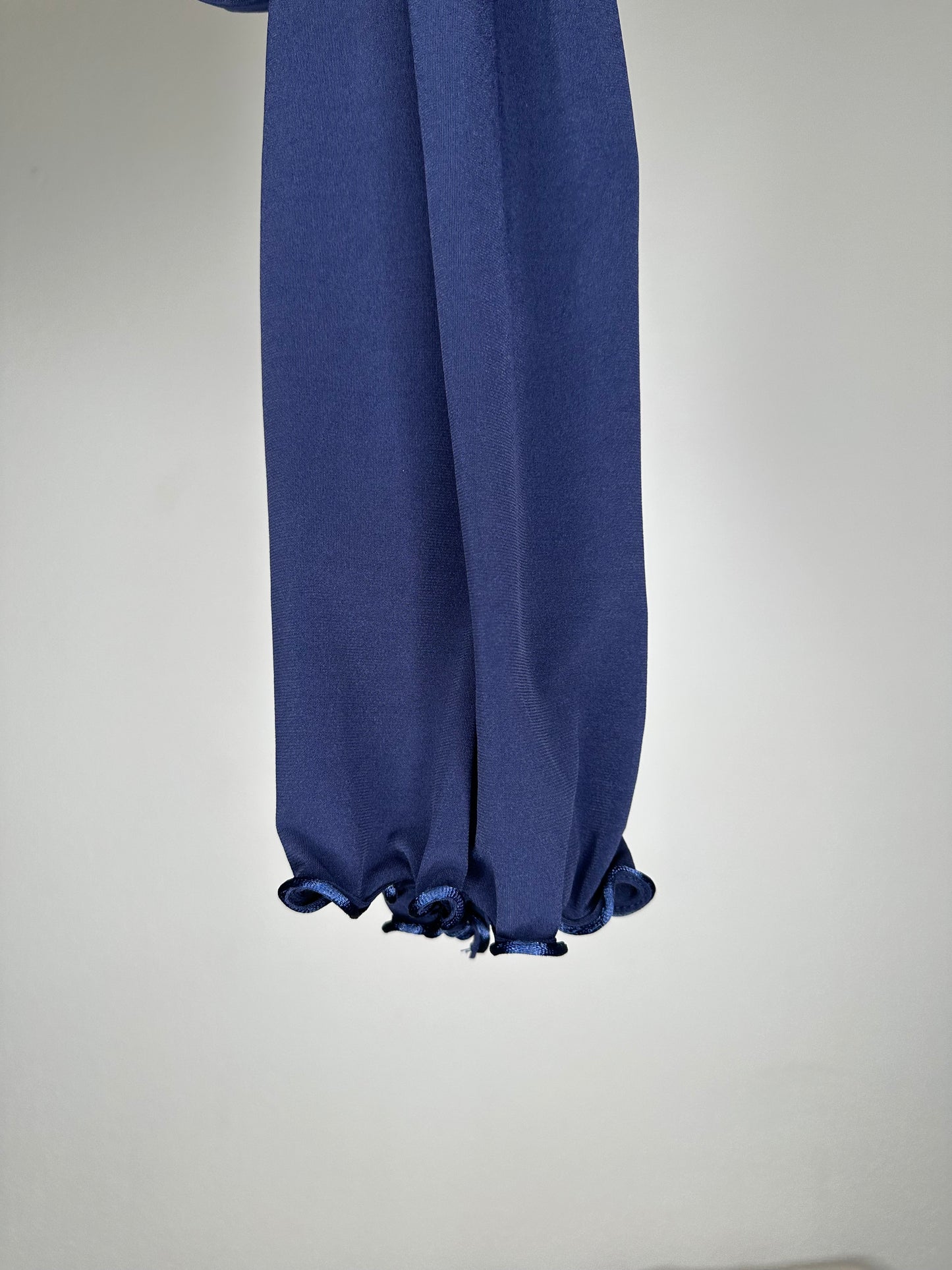 Hijab en jersey premium luxe frisé - NIGHT BLUE