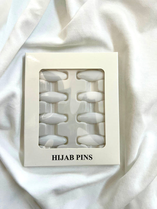 Épingles hijab - BLANC